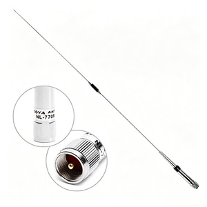 Antena de Radio Móvil Diamond NL-770R UV de Doble Banda, 5.5dB de Alta Ganancia, Antena para Auto de Acero Inoxidable - Product Image 2