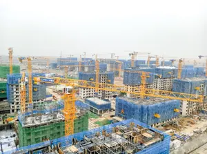JINNTAタワークレーンPLCインバーターrcb qiangli 8ton建設