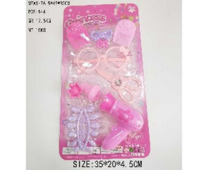 Set per acconciature rosa per ragazze con accessori e strumenti per divertirsi durante il gioco - Product Image 1