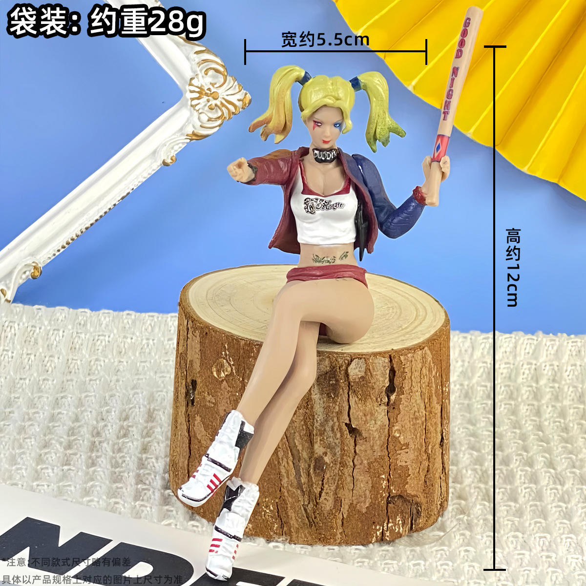 ตัวตลกหญิง 11 ซม. ฮาร์เลย์ ควินน์-กระเป๋า-ไพรเมอร์