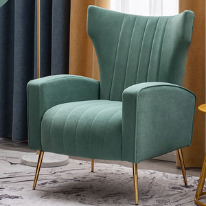 Nordique moderne minimaliste simple canapé chaise IB611 à la main loisirs haut dossier pour luxe ongles salon pour la maison salon - Product Image 1