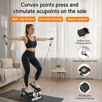 Twist Stepper avec nœuds d'acupression, bandes de résistance réglables, appareil de fitness à domicile pour un entraînement complet du corps