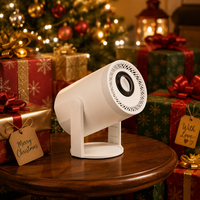 Mini-projecteur modèle privé 200 ANSI Android 14 compact portable pour home cinéma, multicolore, OEM pour distributeurs, idéal comme cadeau