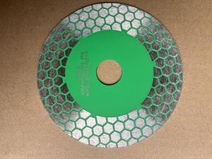 Endüstriyel 125mm 5in sıcak basın sinterlenmiş elmas testere bıçağı sert porselen mermer seramik karo taş için 45 derece kesme diski - Product Image 5