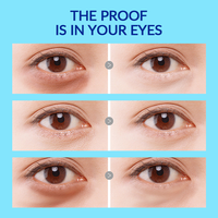 Patch pour les yeux à marque privée, sans produits chimiques, anti-poches, à l'huile essentielle d'arbre à thé, pour les paupières