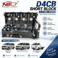 Bloc moteur court D4CB Euro 4 Diesel 2.5L à prix d'usine pour pièces de rechange Hyundai, pièces de moteur diesel Hyundai