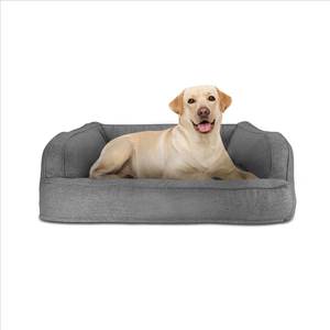 Luxus ortho pä dische Haustier <span class=keywords><strong>Couch</strong></span> mit Memory Foam Erhöhtes Hunde bett Wasserdichtes Futter Wasch bare Abdeckung Festes Muster für Katzen - Product Image 6