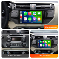 Autoradio MEKEDE Android 12 8core 8 + 128G 2din pour KIA RIO 2015-2017 8 + 128GBWIFI GPS BT Stereo AM FM auto electronics