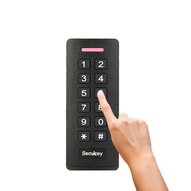 Cheap IP66 Waterproof Keypad Access Control Card Reader System 13.56MHz RFID Reader Compatible With Mifare DesFire NFC Cards