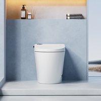 Toilette intelligente électronique en gros OEM/ODM, toilette intelligente multifonctionnelle à télécommande, toilette intelligente monobloc de luxe pour hôtel de luxe