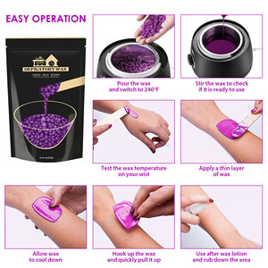 Lifestance แว๊กซ์กำจัดขน100กรัม500กรัมสำหรับกำจัดขนบนใบหน้าไม่ก่อให้เกิดอาการแพ้สำหรับขาบิกินี่ - Product Image 5