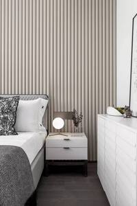 Tấm Trang Trí Tấm Gỗ Xẻ Tấm Gỗ Dán Tấm Gỗ Tổng Hợp Akupanel <span class=keywords><strong>Mdf</strong></span> Pet 3d Tấm Gỗ Thanh Treo Tường - Product Image 2