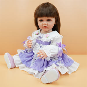 Usine <span class=keywords><strong>en</strong></span> gros corps entier <span class=keywords><strong>Silicone</strong></span> 22 pouces réaliste <span class=keywords><strong>Reborn</strong></span> bébé poupées <span class=keywords><strong>pas</strong></span> <span class=keywords><strong>cher</strong></span> jouets cadeau avec des vêtements biberon sucette - Product Image 3