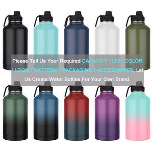 Premium Portable Stainless Steel Thermos Kettle Handle 12-24 Hours Thermal Insulation <b>Large</b> Capacity for Gym Hiking Outdoor Use - Product Image 4