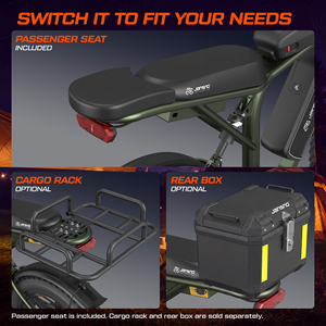 Bicicleta Eléctrica Todoterreno de 250W con Neumáticos Gruesos de 20 Pulgadas, Doble Batería, 25 km/h, Frenos Hidráulicos, Envío Directo desde Almacén en la UE, OEM - Product Image 6