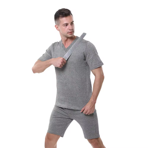 Chemise anti-coupure HPPE à col en V, haute résistance, vêtements de travail de sécurité pour la sécurité, l'industrie, le déménagement et la manipulation du verre - Product Image 6
