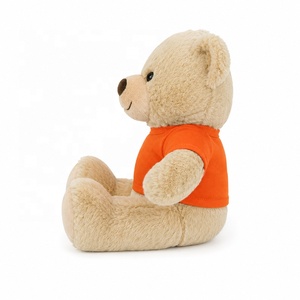 Orland Toys Shanghai Orsetto di peluche classico personalizzato e colorato con maglietta <span class=keywords><strong>arancione</strong></span> - Product Image 4