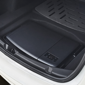 ตู้เย็นแช่แข็งแบบพกพาสำหรับเดินทางและตั้งแคมป์กลางแจ้ง ขนาด 20 ลิตร แบบสองโซน ใช้กับรถยนต์เทสล่า รุ่น 3 - Product Image 1