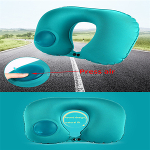 Presse Automatique Gonflable <span class=keywords><strong>Cou</strong></span> Oreiller Pliant Portable <span class=keywords><strong>Cou</strong></span> Voyage Oreiller Voiture Oreiller Gonflable D'air Protecteur - Product Image 5