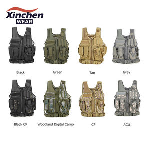 سترة تكتيكية احترافية للرجال ، معدات حراسة أمنية مخصصة ، مواد من النايلون والكمبيوتر لألعاب القتال CS - Product Image 2
