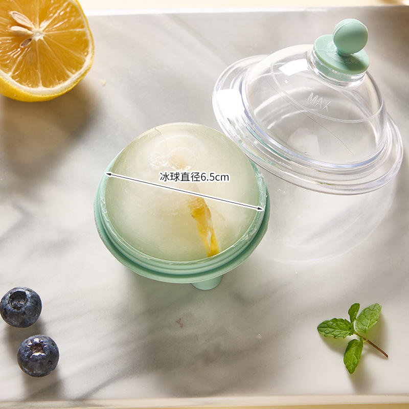 ลูกฮอกกี้น้ำแข็งซิลิโคนสีเขียว เกรดอาหาร