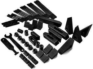 Kit de promoción para fresadora de torno CNC 58PCs Abrazadera de ranura en T y herramienta de formación rotativa Varios engranajes de corte de metal-Nueva condición - Product Image 3