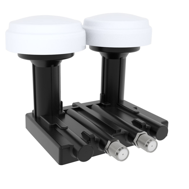 Monoblock Twin Lnb 0.3db Lnb for Satellite System Black Low Price
