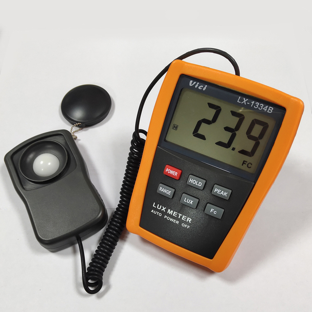 Accurate Brightness for LUX Meter LX-1334B 1 Year Warranty From China Gold Supplier VICIMETER