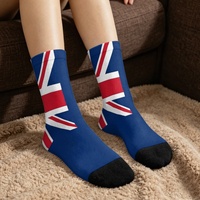 Chaussettes courtes pour adultes avec drapeau des îles Turcs et Caïcos, conçues sur mesure, pour la maison, le bureau, la salle de sport, le quotidien, les promenades en famille, cadeau