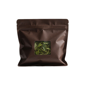 3 bên con dấu phẳng Túi với dây kéo rõ ràng cửa sổ túi nhựa cho trà để phục vụ và lưu trữ - Product Image 1