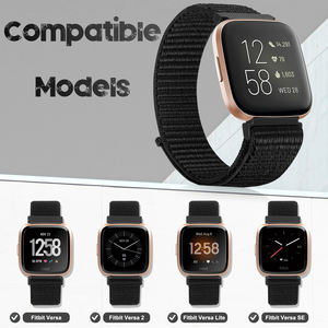 Correa de repuesto de nailon suave deportiva ajustable para <span class=keywords><strong>Fitbit</strong></span> <span class=keywords><strong>Versa</strong></span>/<span class=keywords><strong>Fitbit</strong></span> <span class=keywords><strong>Versa</strong></span> <span class=keywords><strong>2</strong></span>/<span class=keywords><strong>Fitbit</strong></span> <span class=keywords><strong>Versa</strong></span> Lite/<span class=keywords><strong>Fitbit</strong></span> <span class=keywords><strong>Versa</strong></span> <span class=keywords><strong>SE</strong></span> - Product Image 2