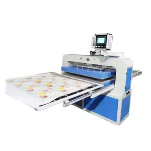 100*160cm large format 2 side 2 tray hydraulic upper&lower sublimation heat press machine for glove socks bath towel scarf jean