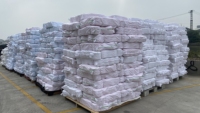 Fil à coudre en polyester poly-corespun (SPP) 48S/2 certifié GRS 100 % durable, anti-boulochage, pour chemisiers