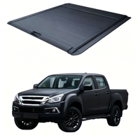 Couverture de benne de camion électrique rétractable motorisée, couvercle rigide étanche en aluminium pour pick-up