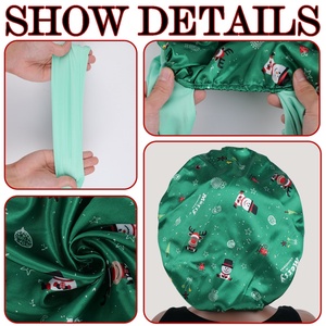 Noël <span class=keywords><strong>bonhomme</strong></span> <span class=keywords><strong>de</strong></span> <span class=keywords><strong>neige</strong></span> thème hiver soie à larges bords enfants Turban chapeau arc <span class=keywords><strong>bonnet</strong></span> unisexe avec long bandeau enveloppant - Product Image 3