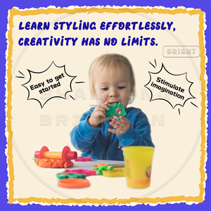 Siêu nhẹ bọt không khí khô siêu nhẹ đất sét đầy màu sắc mô hình playdough & Slime cho trẻ em - Product Image 4