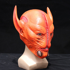 Máscara de cabeza de toro, accesorio de látex para la cabeza de animales, talla única, accesorios para fiestas de Halloween y cosplay - Product Image 2