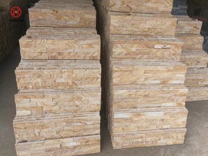 Panneau de parement mural en ardoise de <span class=keywords><strong>grès</strong></span> naturel collé pour l'intérieur et l'extérieur - Product Image 4