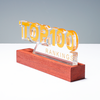Petit Pont De Haute Qualité En Gros Personnalisé Creative Design Acrylique Trophées Prix Plaques
