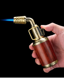 Briquets vintage flamme, torche, cigare, cigarette, cool, luxe, coupe-vent, unique, fumoir, briquet à gaz en vrac, personnalisé - Product Image 2