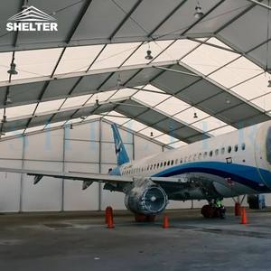 Tente de stockage extérieure Structure en acier <span class=keywords><strong>Hangar</strong></span> Entrepôt <span class=keywords><strong>Hangar</strong></span> d'avions à <span class=keywords><strong>vendre</strong></span> - Product Image 6