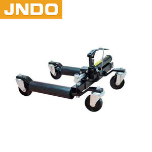 Haute qualité 750kg élévateur de pneu hydraulique véhicule Jack roue chariot voiture déménageur à cliquet chariot de remorquage avec 4 roues universelles - Product Image 1