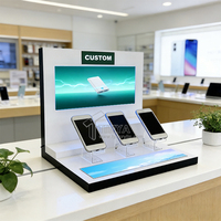Présentoir de Comptoir Personnalisé TINYA en Acrylique OEM avec Logo Personnalisé pour Téléphones Mobiles et Accessoires Électroniques – Vitrine de Détail