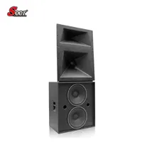 Sistema de Audio Profesional para Conciertos y Escenarios al Aire Libre TD-253S, Altavoz de Línea de 3 Vías Pasivo, 2x15 Pulgadas, Bajos, Medios y Agudos
