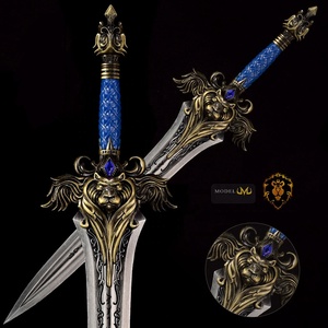Warcraft 30cm arma grande Lane Kingdom espada Metal espada acero modelo artesanía cabeza de león espada Frostmourne Ash - Product Image 1