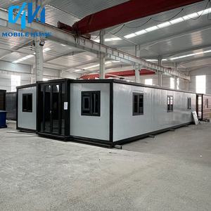 Cách điện 40ft 20ft đúc sẵn Di chuyển hiện đại mở rộng <span class=keywords><strong>container</strong></span> nhà 3 phòng ngủ prefab vận chuyển nhà di động - Product Image 2