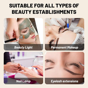 Lampe de beauté LED demi-<span class=keywords><strong>lune</strong></span> personnalisée OEM, lampe à ongles de table, 3 températures de couleur, 10 niveaux de luminosité pour salon, art des ongles, tatouage des sourcils - Product Image 5