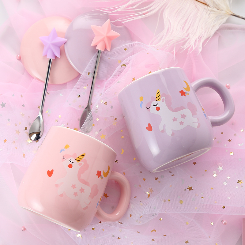 New Unicorn Mug 3D Ceramic Coffee Mug Emboss Unicorn Mug With Gift Box