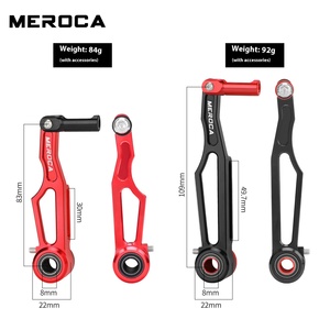 Meroca BMX Bicicleta Pinça De Freio De Bicicleta Dupla Finalidade Dobrável Liga De Alumínio V Freio com Braço Longo E Curto Inclui Almofadas - Product Image 4