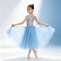 Costumes de ballet longs et moelleux pour les spectacles de ballet professionnels sur scène, jupes de ballet mi-longues en tulle doux, entraînement de danse pour enfants